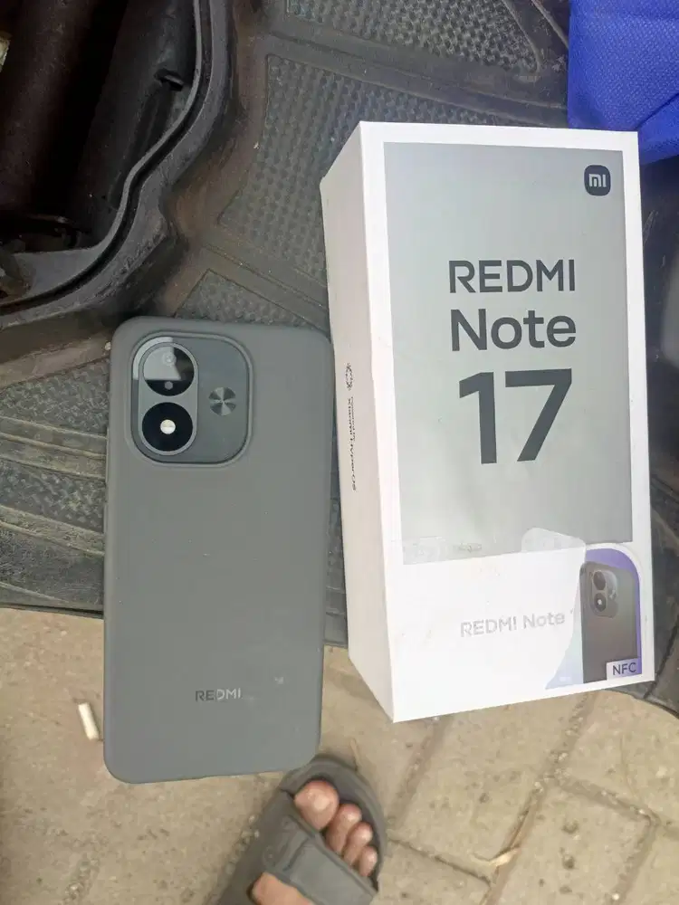 Jual cepet xiomi redmi note 17 nfc 6/128 like new no minus