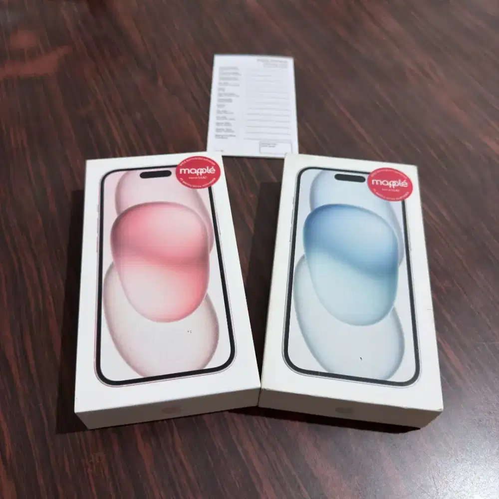 iPhone 15 - 128 GB Blue & Pink