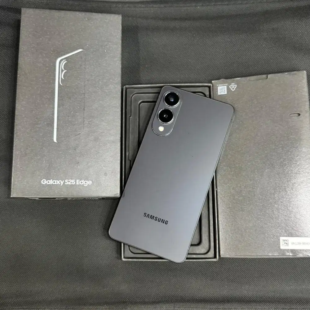 samsung s25 edge 512gb resmi sein mulus fullset original no minus