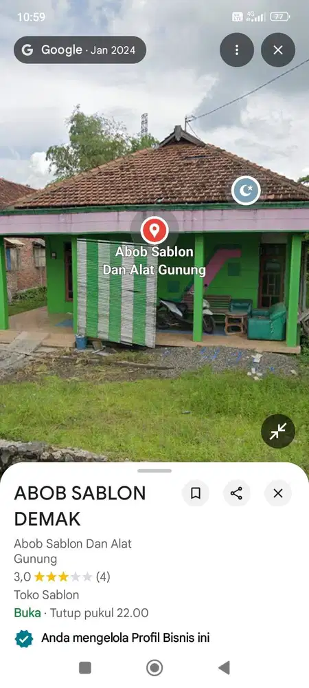 Dijual cepat rumah 1,7 M nego. Dekat makam Sunan Kalijaga Demak