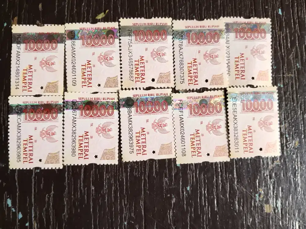 Materai tempel 10000
