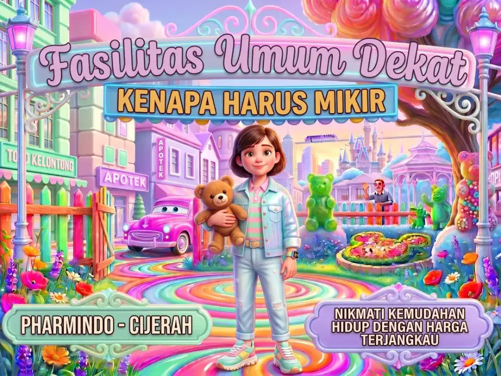 JUAL RUMAH DI KOMPLEK PHARMINDO, CIJERAH, MELONG, CIMAHI.