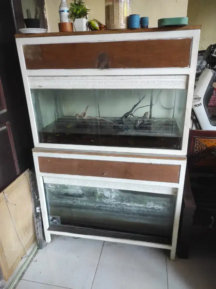 AQUARIUM FUUL SEAT ATAS BAWAH 10X40X40CM
