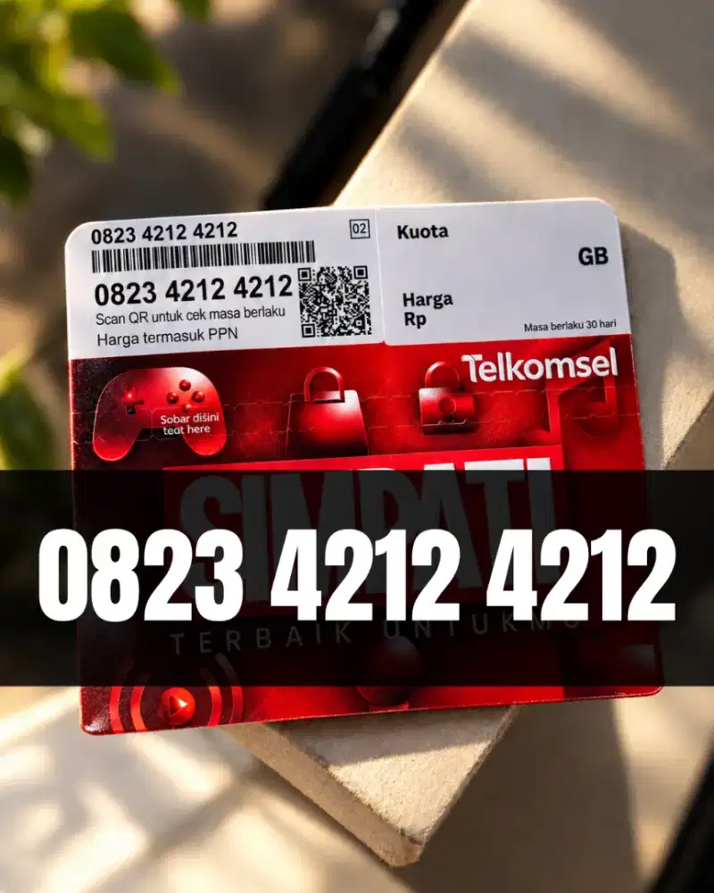Nomor Cantik Telkomsel simPATI Super Rapi dan Istimewa 4212 4212