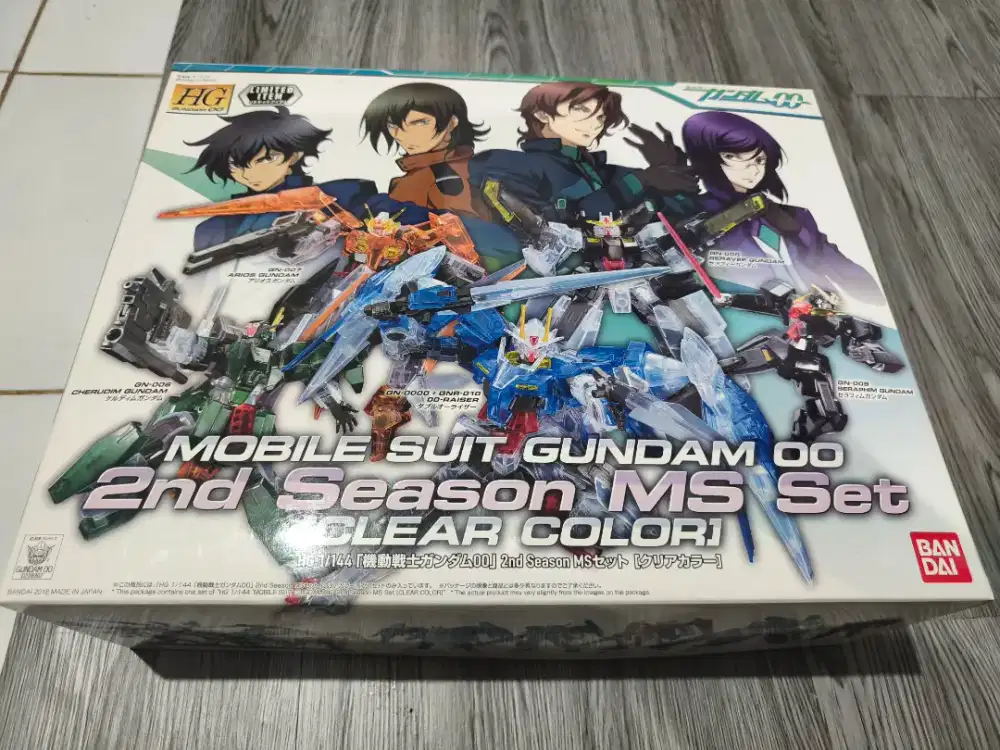 Mobile Suit Gundam 00 2nd season Ms set (clear color)