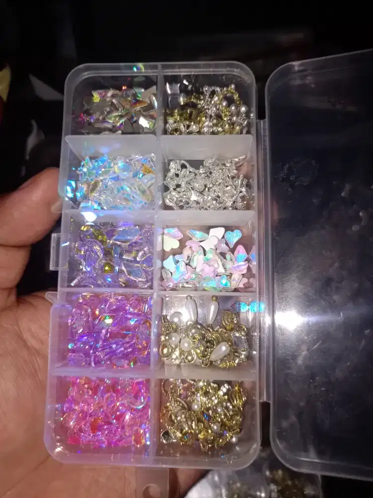 Di jual full set perlengkapan nail art