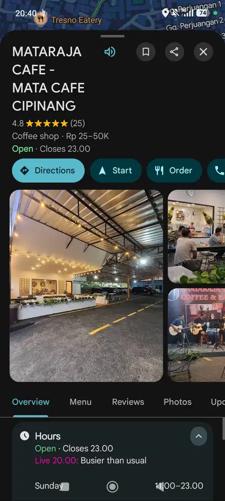 Dicari Segera Juru Masak/Cooking untuk MATARAJA CAFE CIPINANG