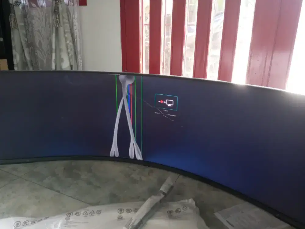 satu set tv samsung odyssey neo G9 57