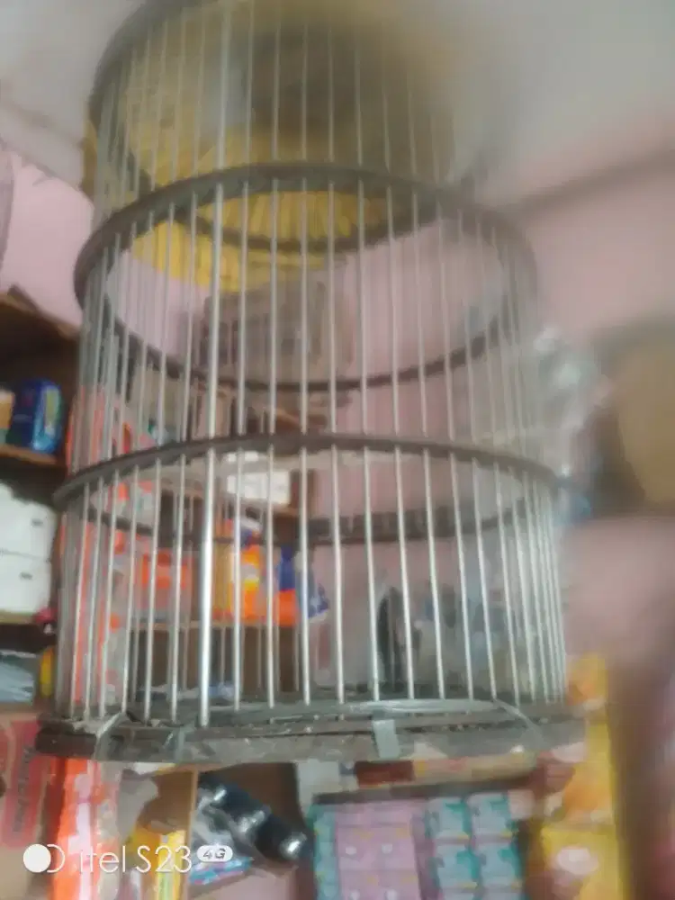 Kandang bulat besi besar tebal