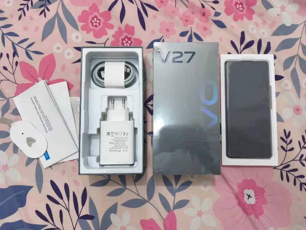 VIVO V27 5G 8/256GB FULLSET – AMOLED NORMAL – RETAK KACA – MURAH