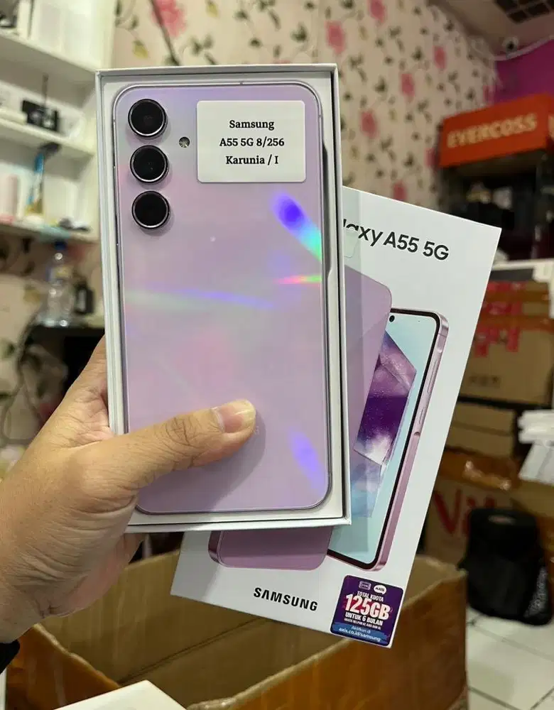 SAMSUNG A55 5G, 8/256GB, SEIN, AWESOME LILAC