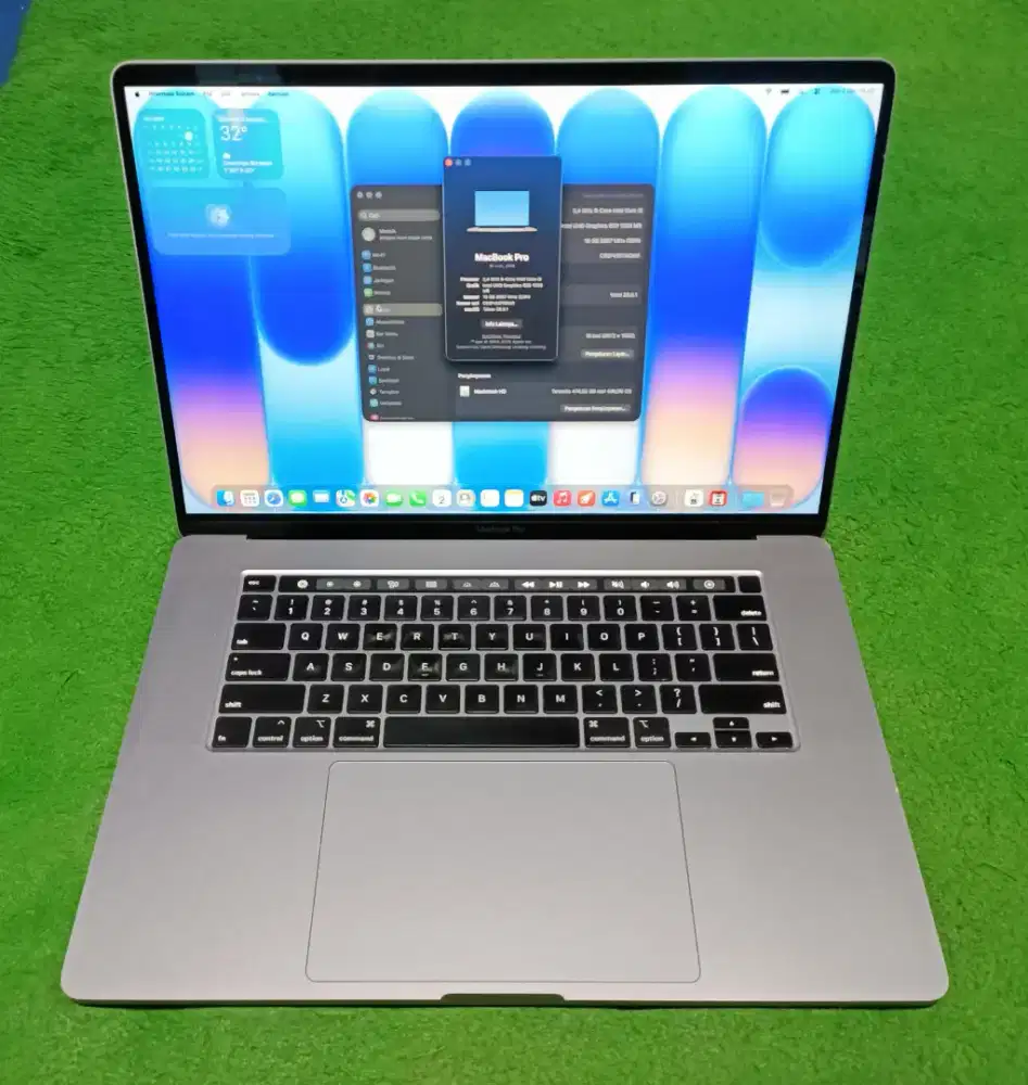 Apple Macbook Pro 2019 16inch i9 16/512 Grey Touchbar Dual VGA Murah