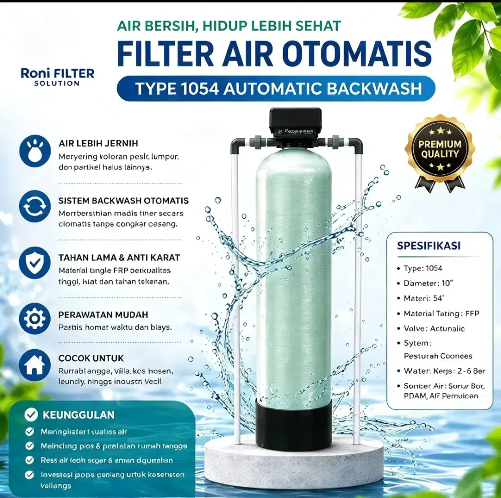 Filter air automatik penjernih air