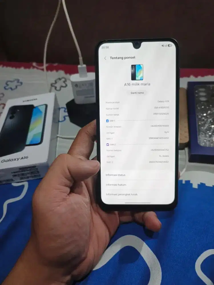 Samsung A16 4G Ram 8/256 GB Fullset Nominus Resmi SEIN