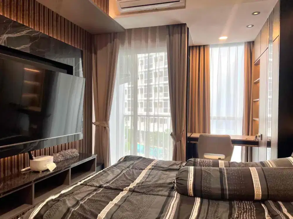 Dijual apartemen tipe studio lantai rendah di pacific garden alam sutera