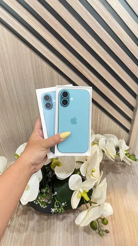IPHONE 16 BASIC TEAL SECOND RESMI