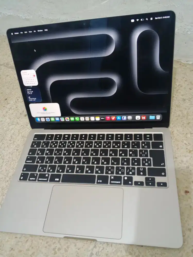 Macbook air m2 8/256 normal smua BRG mulus kyak baru@13500nego.