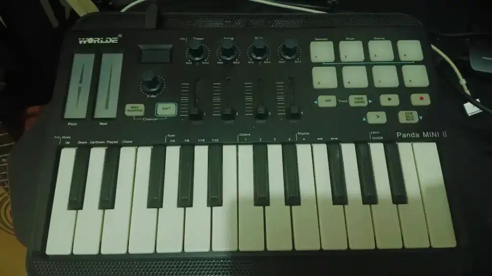 Worlde Panda Mini II 25 Key USB MIDI Keyboard Controller