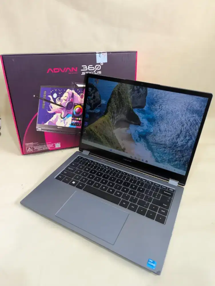 Laptop advan stylus 360 derjat touchscreen