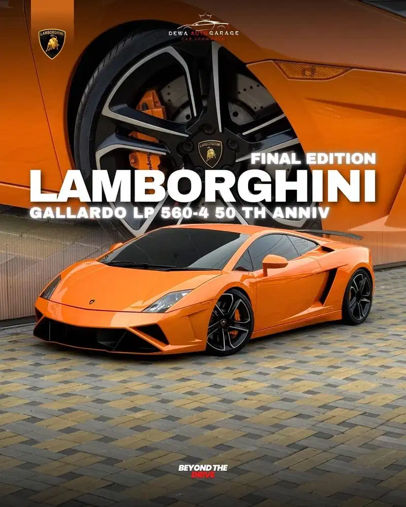 LAMBORGHINI GALLARDO LP 560-4  50 TH ANNIV LAST EDITION