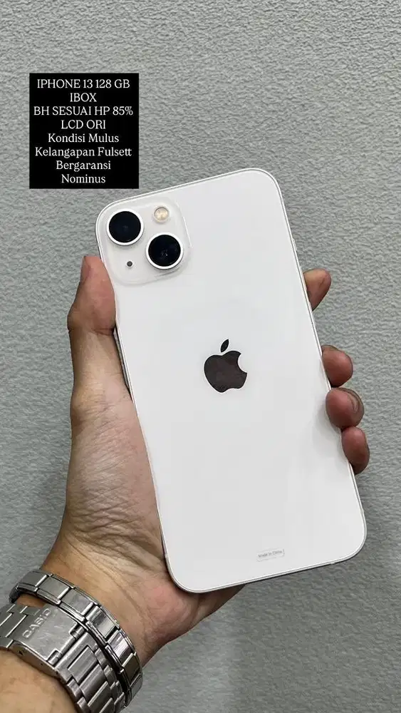 IPHONE 13 WHITE 128 GB IBOX