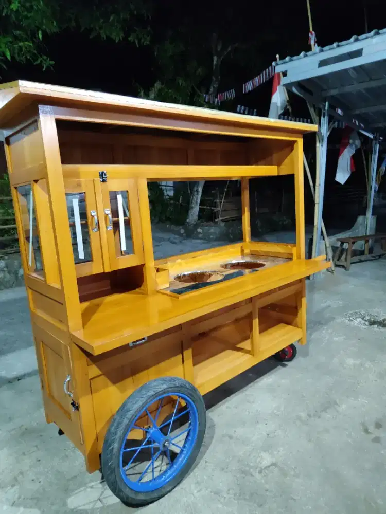 Aneka Gerobak Bakso Mie Ayam Bubur Sate Soto Angkringan Gorengan dlL