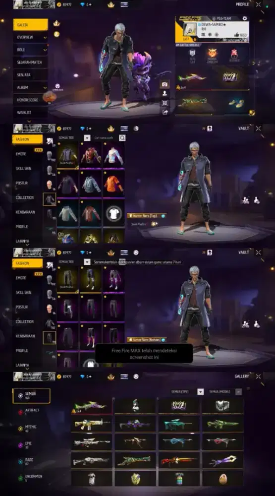 Jual akun ff polosan murah dan aman