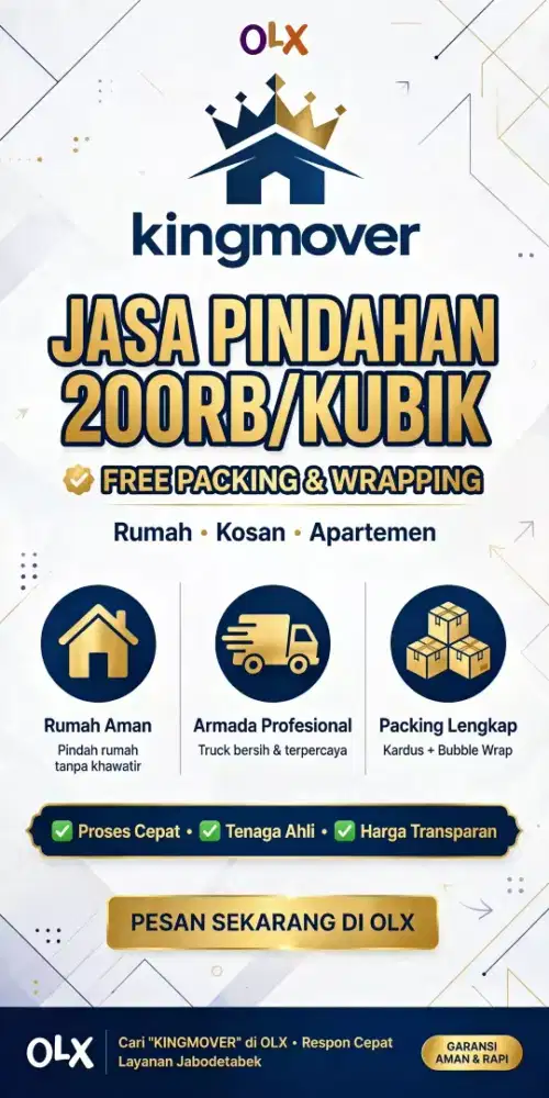 Jasa pindah rumah/apartemen/kosan area Jabodetabek