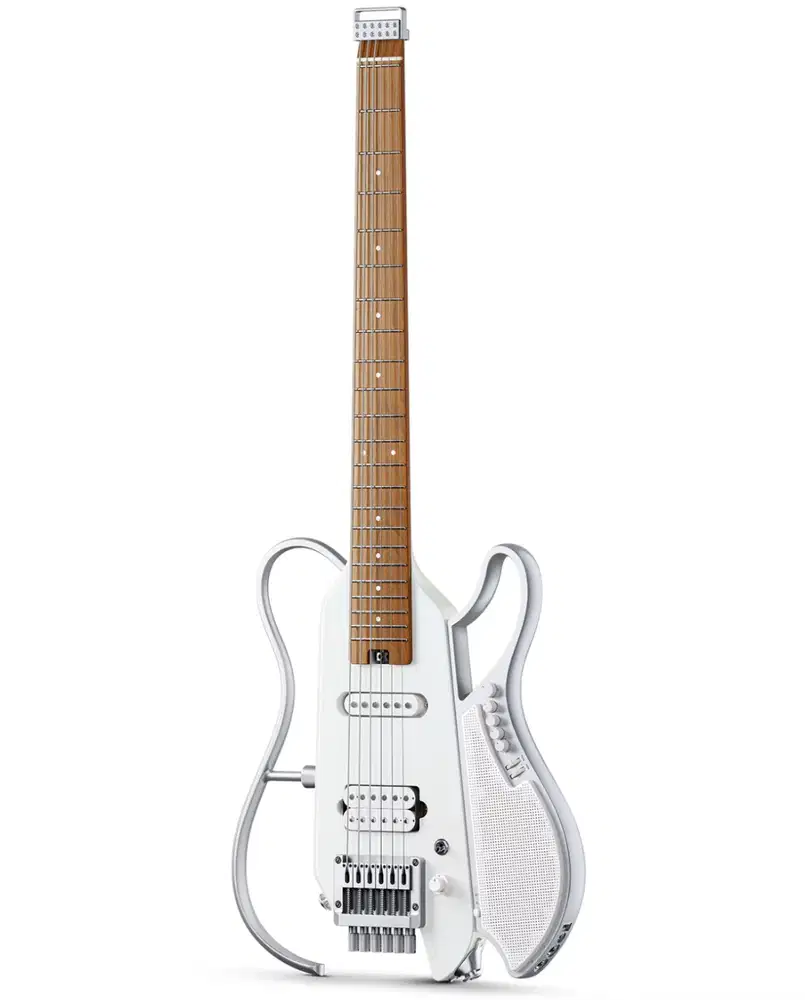 Gitar Listrik/Elektrik Donner Hush X Live White/Putih