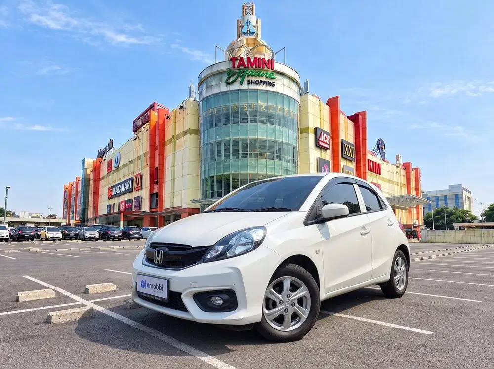 TDP RENDAH - Honda Brio Satya 1.2 E Bensin-AT 2017 Putih CUBQB