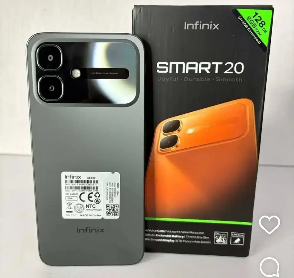 INFINIX SMART 20 8/128GB 'ATLANTIS DAHSYAT'
