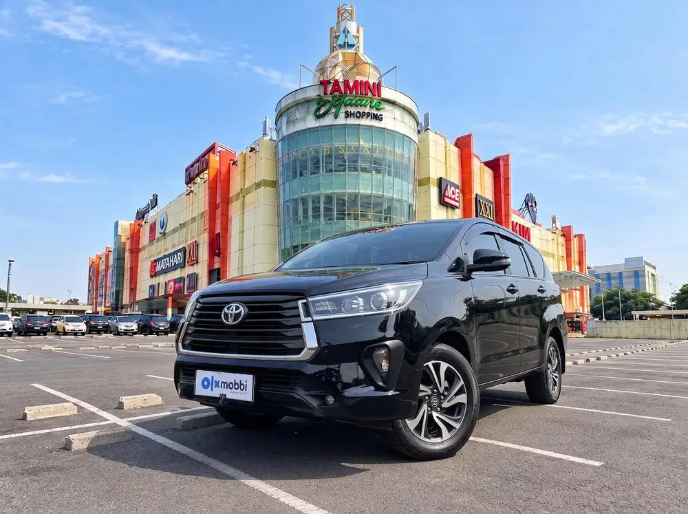 TDP RENDAH - Toyota Kijang Innova 2.4 V Solar-AT 2021 Hitam CFADF
