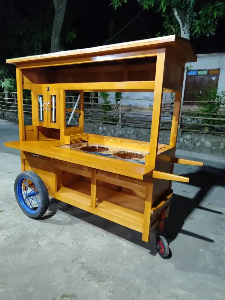 Aneka Gerobak Bakso Mie Ayam Bubur Sate Soto Angkringan Gorengan dlL