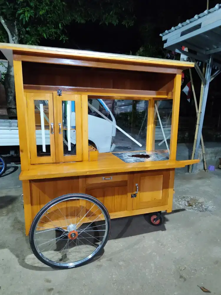 Aneka Gerobak Bakso Mie Ayam Bubur Sate Soto Angkringan Gorengan dlL