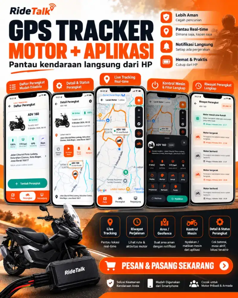 Gps tracker motor