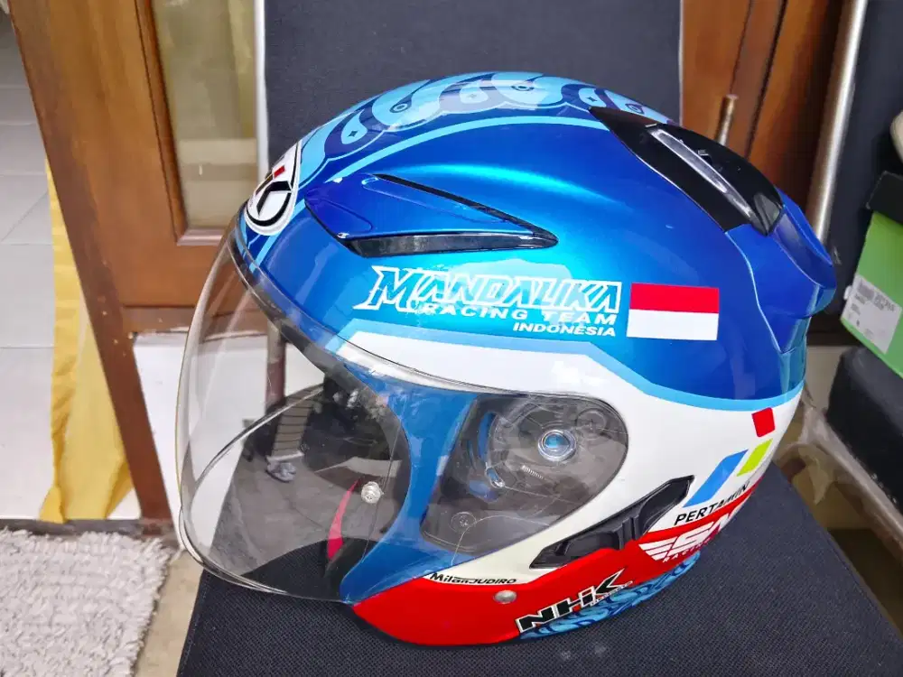 DIJUAL MURAH SJ HELM MANDALIKA SIZE XL JARANG DIPAKAI