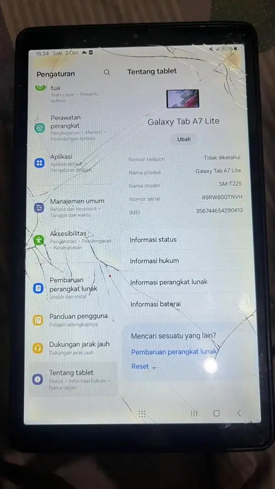 Samsung Galaxy tab A7 Lite
