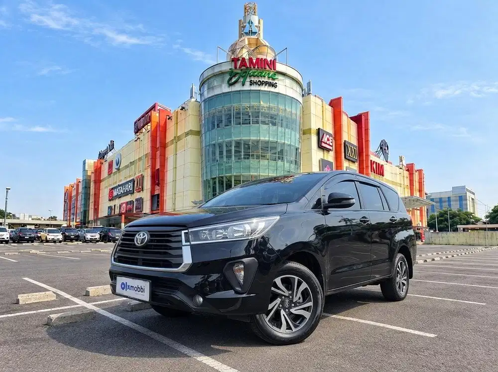 TDP RENDAH - Toyota Kijang Innova 2.4 G Solar-AT 2022 Hitam CAJVD