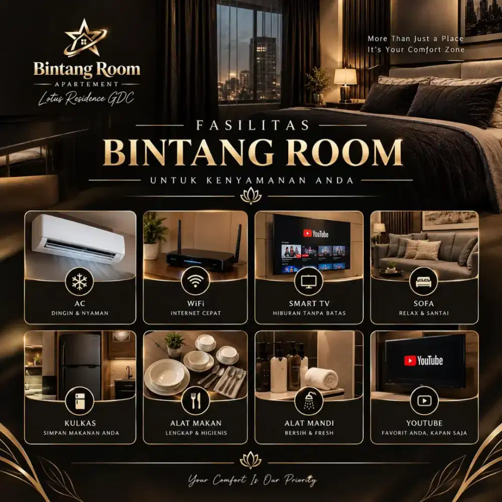 DISEWAKAN APARTEMEN DEPOK (harian,mingguan,bulanan)
