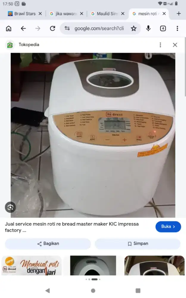 Pembuat roti portable Rebread