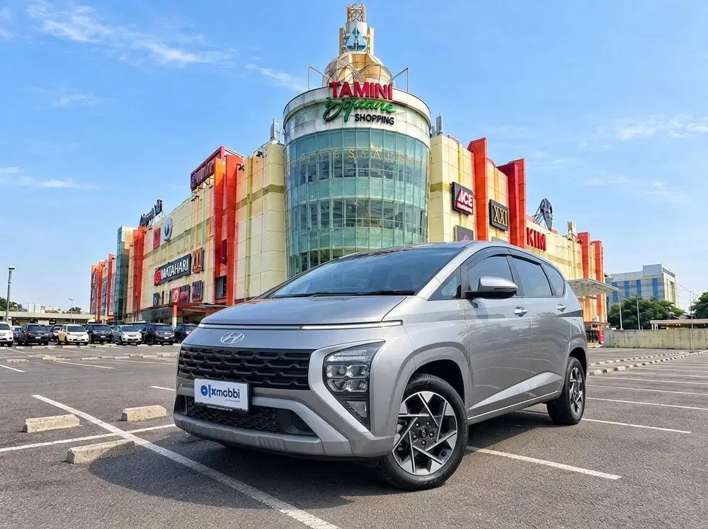 TDP RENDAH - Hyundai Stargazer 1.5 Prime Bensin-AT 2023 Abu-Abu CDKSB