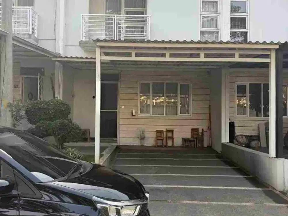 jual rumah 2 lantai depan taman di cluster tki 5 bandung