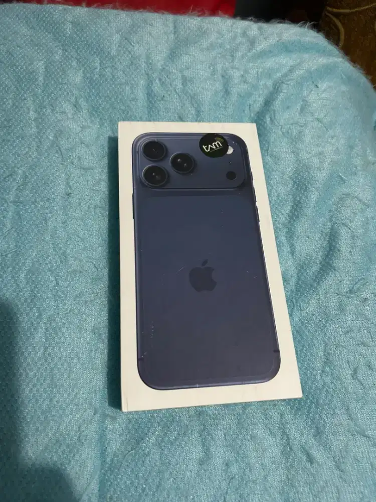 iPhone 17 Pro Max 256GB Blue Resmi iBox Baru BNIB dan Segel