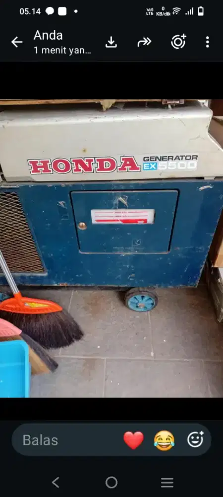Genset honda ex 5500