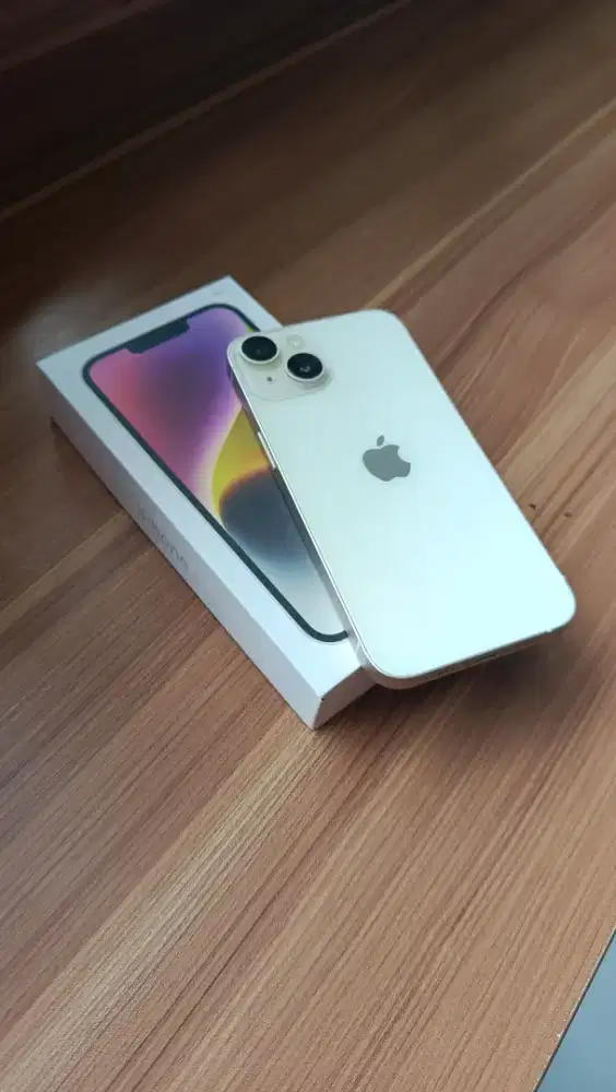 Apple iPhone 14 white 128GB tuker tambah