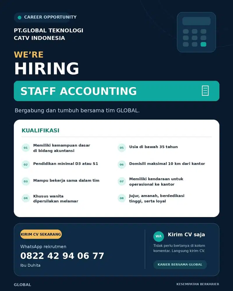 STAFF AKUNTAN KANTOR
