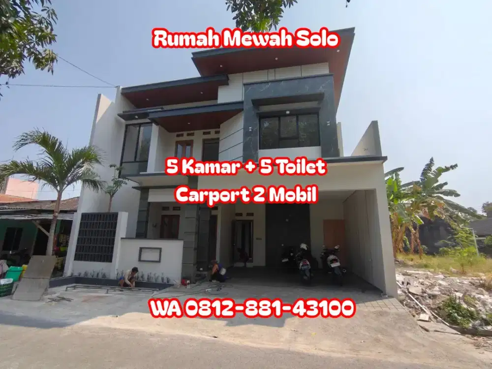 RUMAH SOLO SUMBER DEKAT EXIT TOL COLOMADU MANAHAN FAJAR INDAH