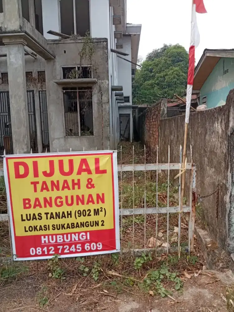 DIJUAL TANAH DAN BANGUNAN - STRATEGIS, COCOK UNTUK INVESTASI