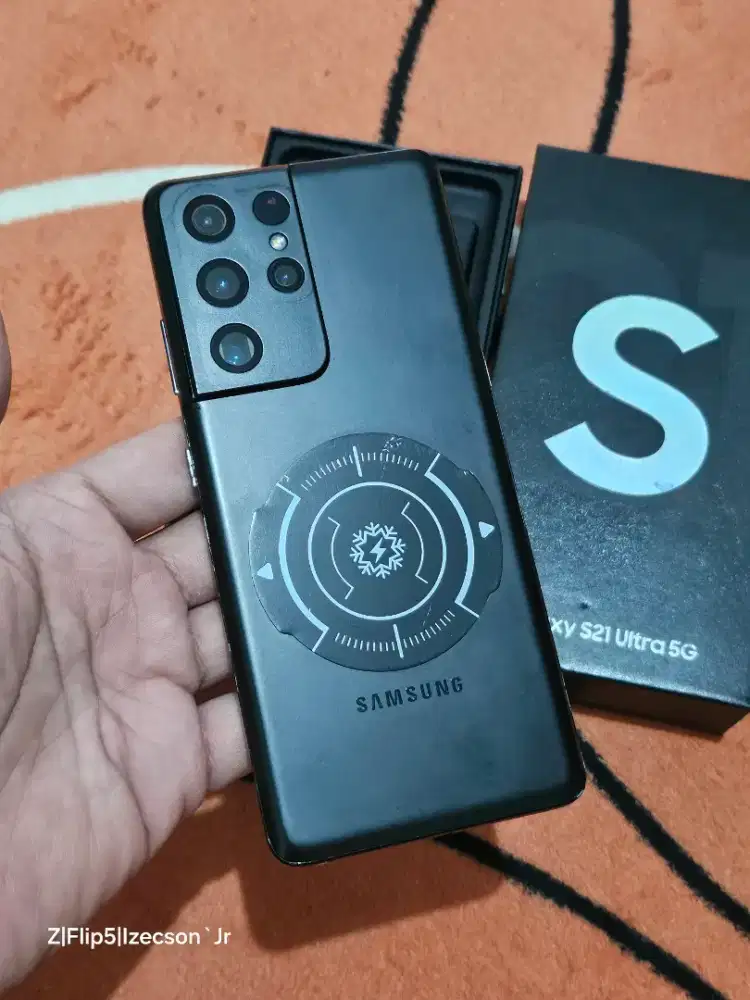 Samsung S21 Ultra 5G SEIN 12/256 Fullset, 90% Mulus, Minus Layar Garis