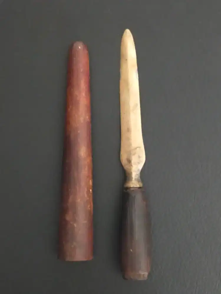 Blak tombak perunggu tangguh majapahit